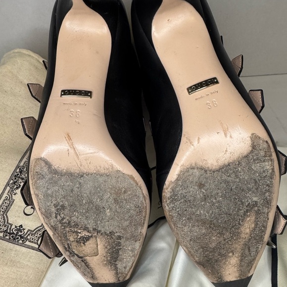 Gucci Kingsnake Dionysus Leather Multicolor Boots Size 38. - Picture 14 of 15